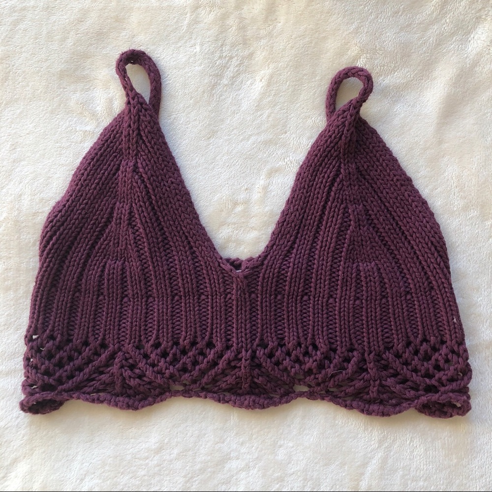 Brandy Melville Crochet Bralette